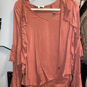 Boho long sleeve top